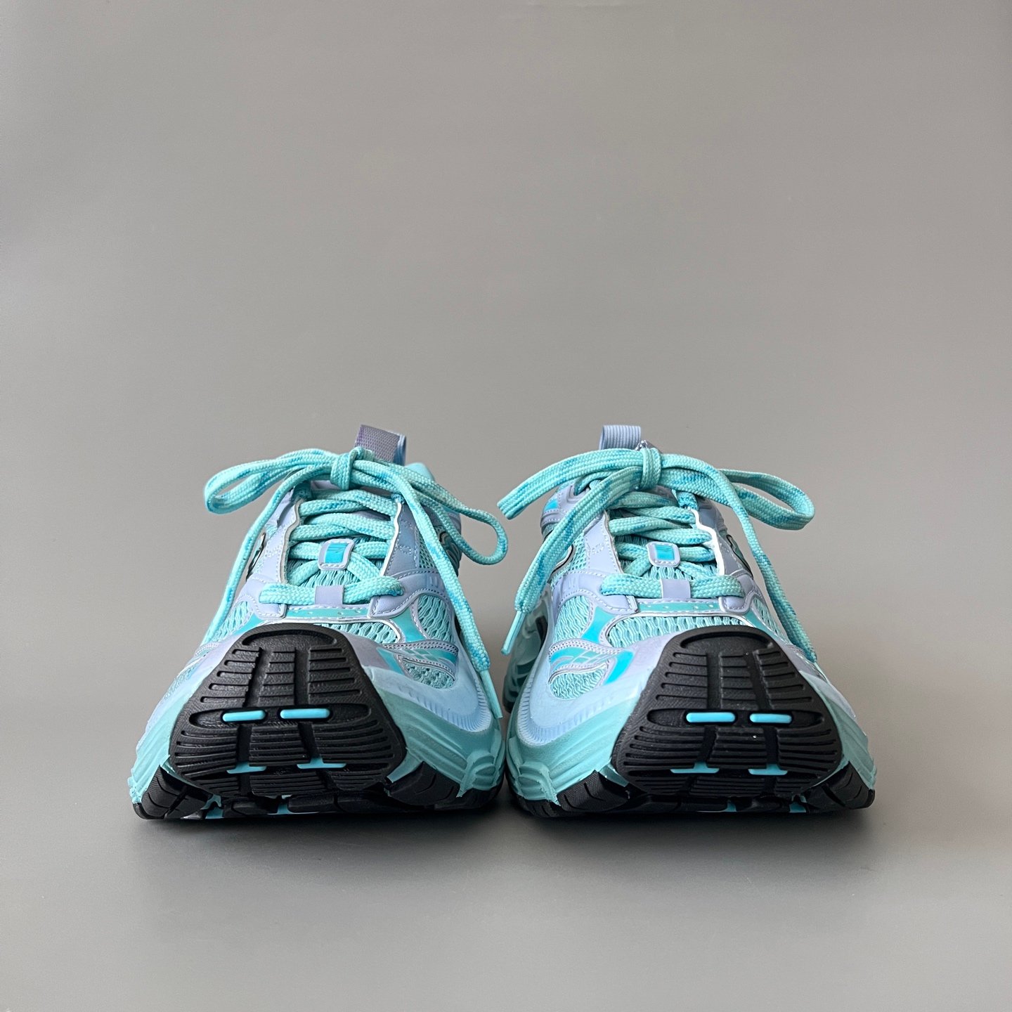 AuroraCustom Balenciaga 6XL Series Cyan Turquoise & Lavender Mist Avant-Garde Luxury Statement Runner (Unisex Edition) - Image 2