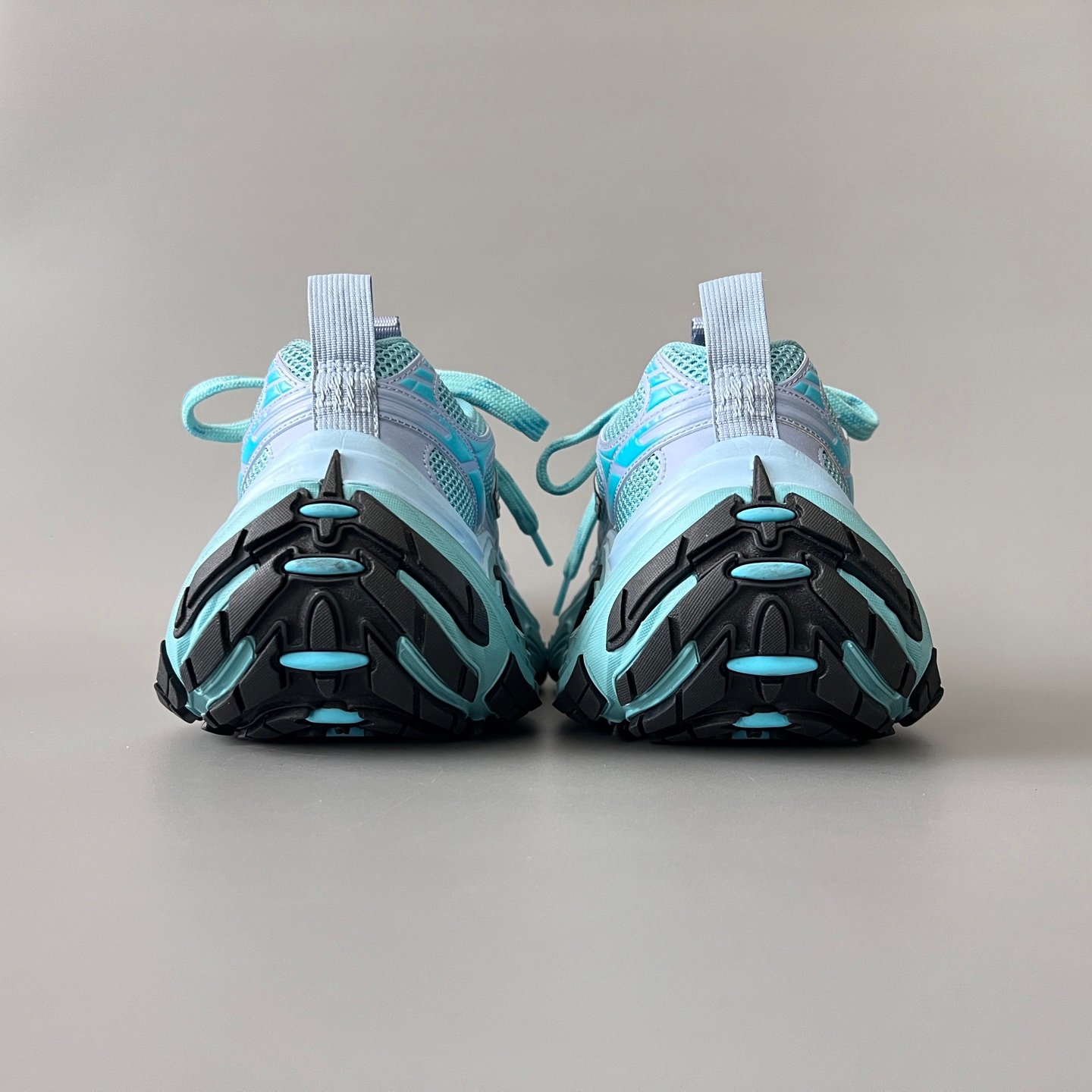 AuroraCustom Balenciaga 6XL Series Cyan Turquoise & Lavender Mist Avant-Garde Luxury Statement Runner (Unisex Edition) - Image 5