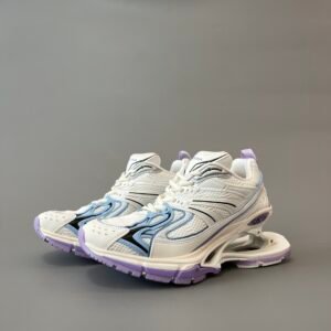 AuroraCustom Balenciaga X-Pander Series Suspended Elastic-Sole Kinetic Sneakers (Lavender & Ice Blue Edition)