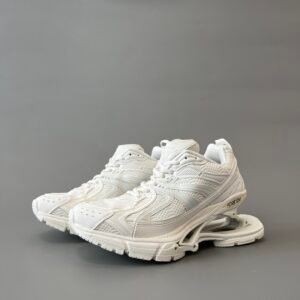 AuroraCustom Balenciaga X-Pander Series Suspended Elastic-Sole Kinetic Sneakers (Pristine White Edition)