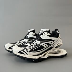 AuroraCustom Balenciaga X-Pander Series Suspended Elastic-Sole Kinetic Sneakers (Panda Edition)