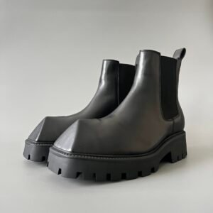 AuroraCustom Balenciaga Rhino Series Premium Smooth Calfskin Heavy-Platform Chelsea Boots (Men's Edition)