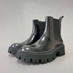 AuroraCustom Balenciaga Tractor Series Semi-Gloss Calfskin Heavy-Platform Chelsea Boots (Men's Edition)