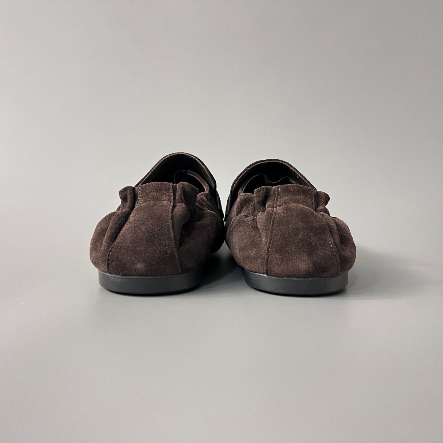 AuroraCustom Balenciaga Palermo Series Premium Coffee Brown Suede BB-Hardware Babouche Loafers (Men's Edition) - Image 5