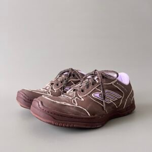 AuroraCustom Balenciaga Hamptons Series Deep Mahogany Brown & Pastel Lavender Lifestyle Sneaker (Unisex Edition)