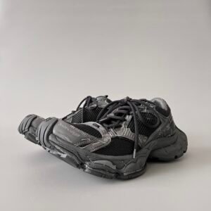 AuroraCustom Balenciaga Stapler Series Heavily Distressed Tech-Mesh Runner Sneakers (Unisex Edition)
