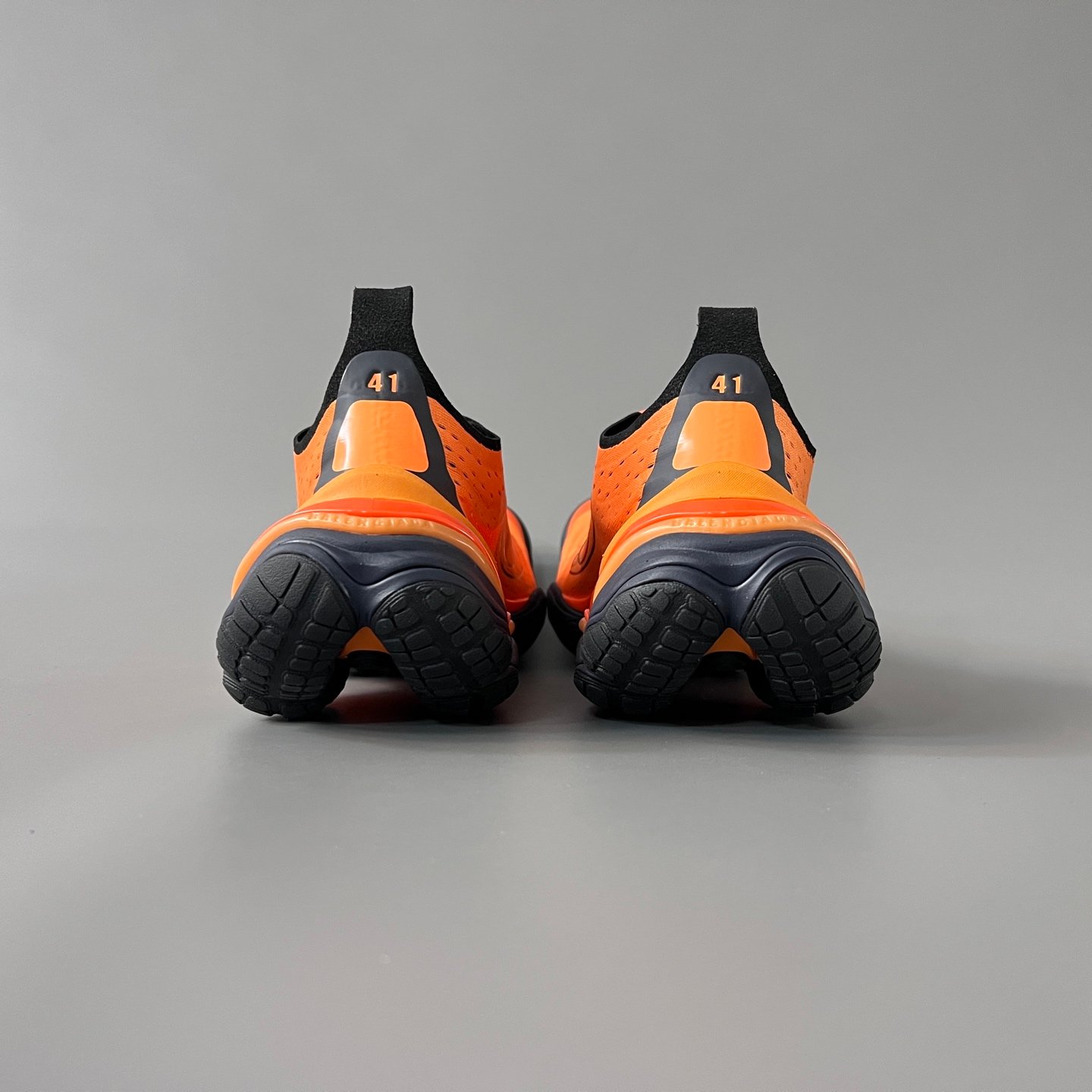 AuroraCustom Balenciaga 25SS Reptile Series Five-Toe Tech-Mesh Kinetic Sneakers (High-Vis Orange Edition) - Image 5